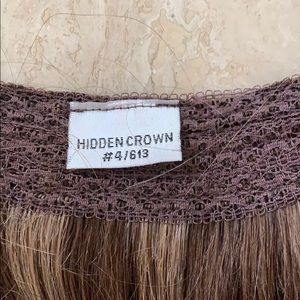 Hidden crown #4/613 halo extension 16”